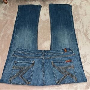 7 for all mankind Wide Legged Jeans size 31
